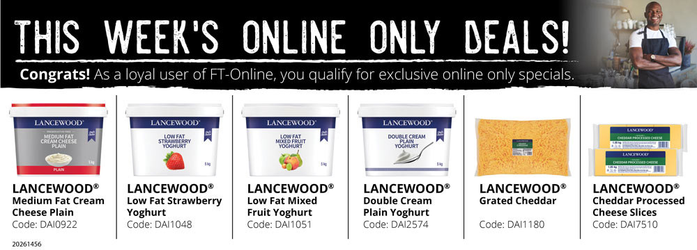 Save yourself time and money! Login and place your order online.