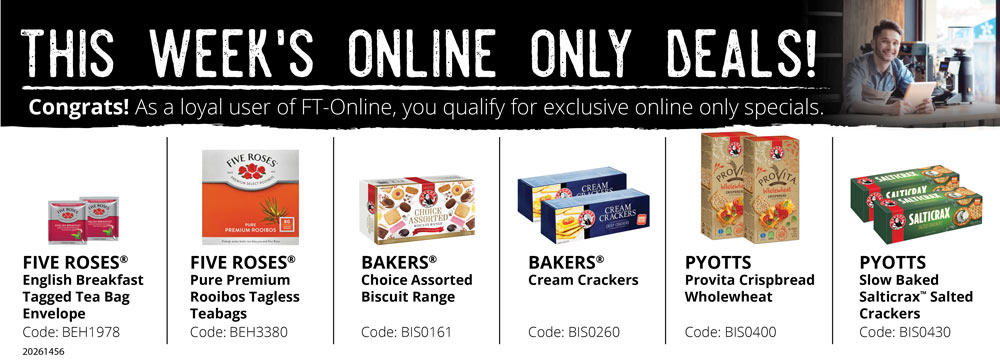 Save yourself time and money! Login and place your order online.