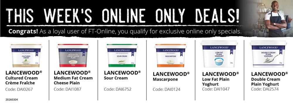 Save yourself time and money! Login and place your order online.