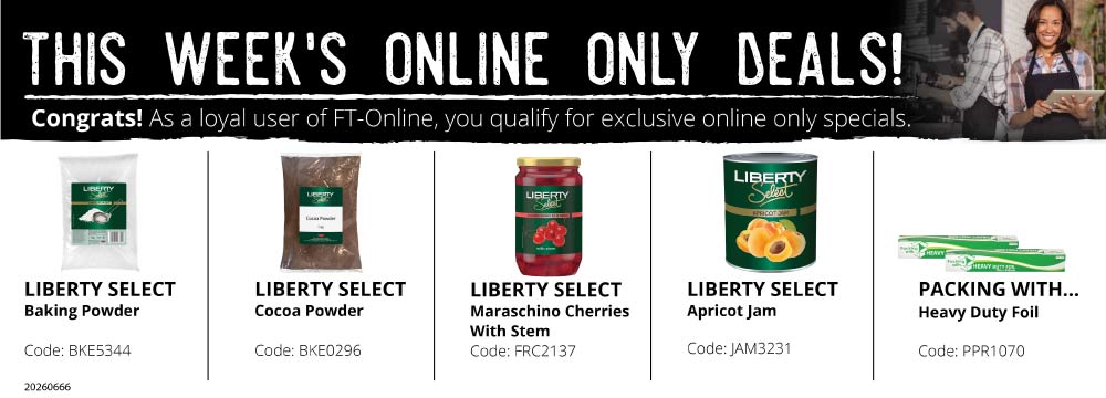 Save yourself time and money! Login and place your order online.