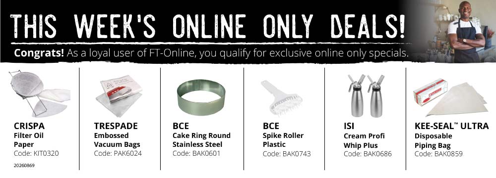 Save yourself time and money! Login and place your order online.