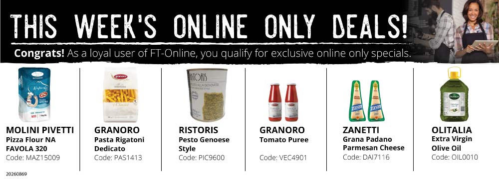 Save yourself time and money! Login and place your order online.