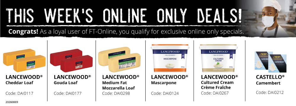 Save yourself time and money! Login and place your order online.